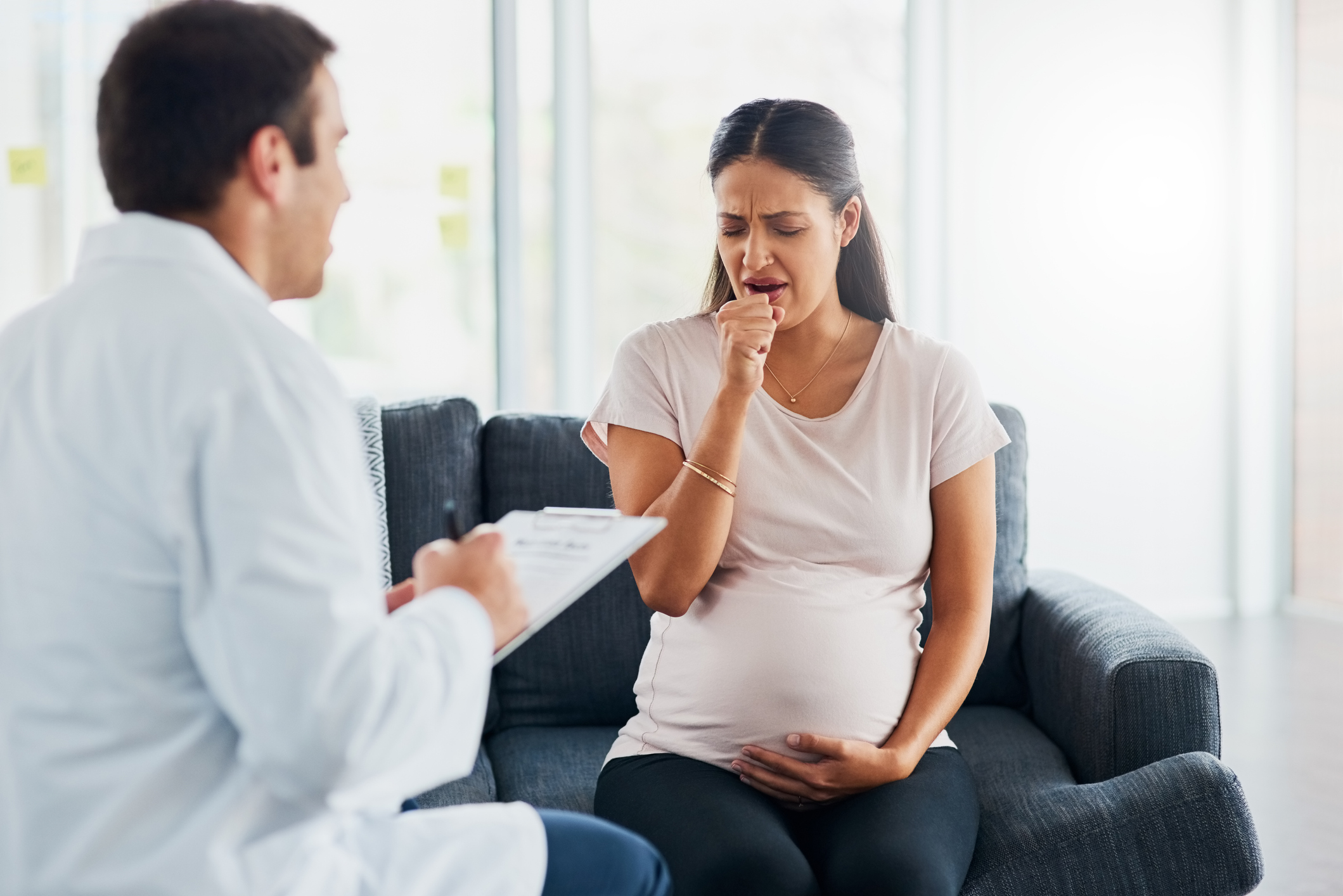 درمان خشک سرفه در بارداری