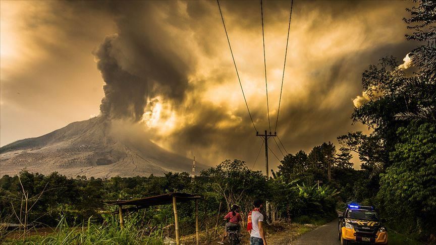 آتشفشان سینابونگ، اندونزی