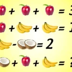 تست هوش: آیا می‌توانید این معادله میوه‌ای را در 10 ثانیه حل کنید؟