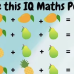 فقط افرادی با ضریب هوشی بالا می توانند این معمای ریاضی را در 15 ثانیه حل کنند - شما در چند ثانیه می تونید؟