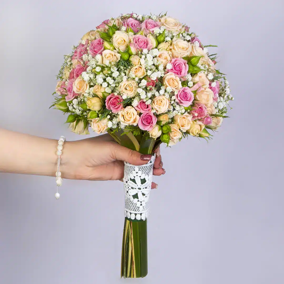 دسته گل عروس ژیپسوفیلا