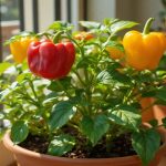 نحوه کاشت فلفل دلمه ای در گلدان