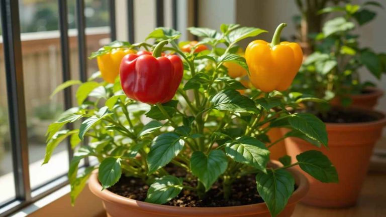 نحوه کاشت فلفل دلمه ای در گلدان؛ ۶ مرحله ساده برای پرورش فلفل دلمه‌ای در خانه