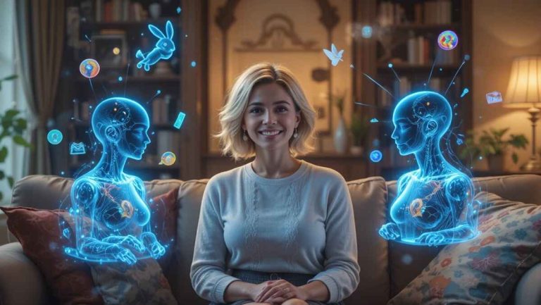 او فقط عاشق ChatGPT نشد: با زنی آشنا شین که با ۳ دوست پسر هوش مصنوعی، بچهها و یک حیوان خانگی خانوادهای دیجیتال ساخته است