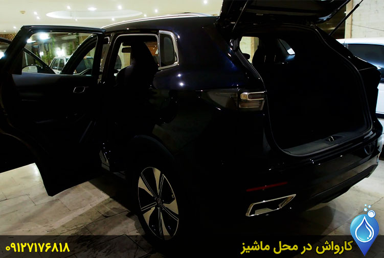 شستوشوی ماشین مشکی